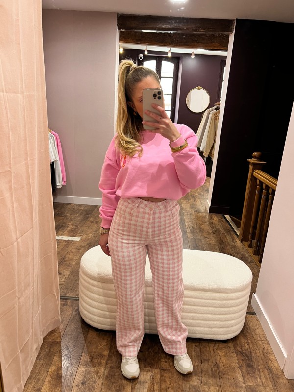 Pantalon LÉON damier