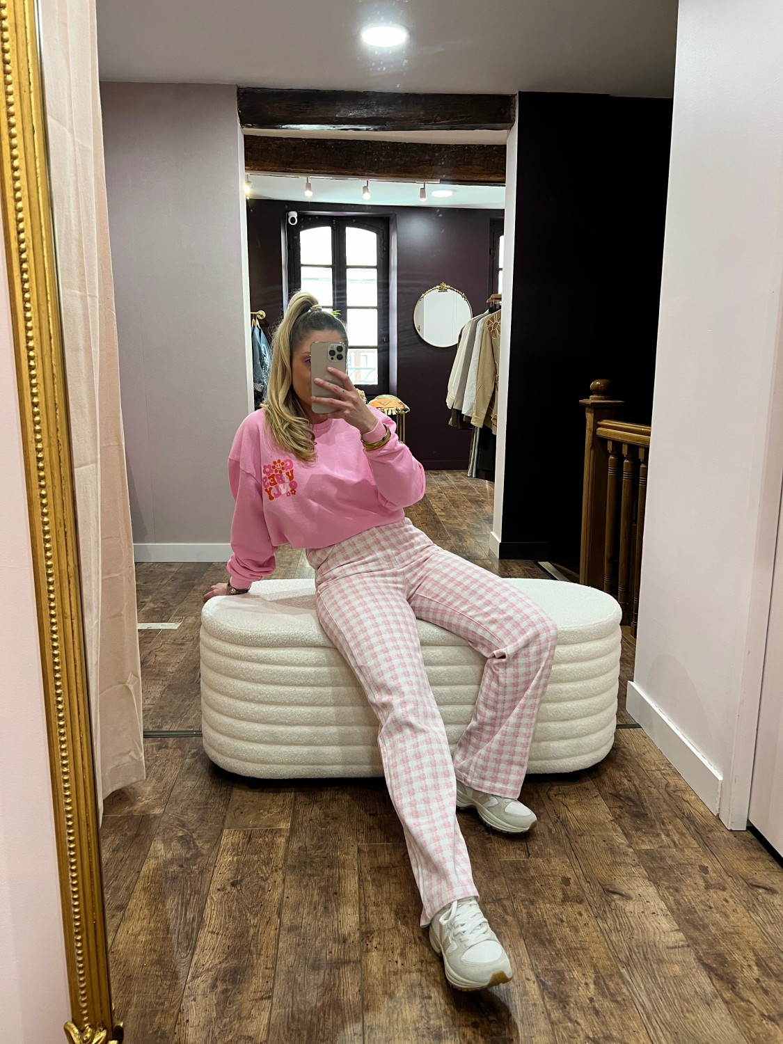 Pantalon LÉON damier Pantalon LÉON damier