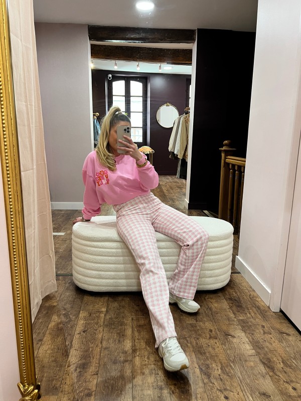 Pantalon LÉON damier