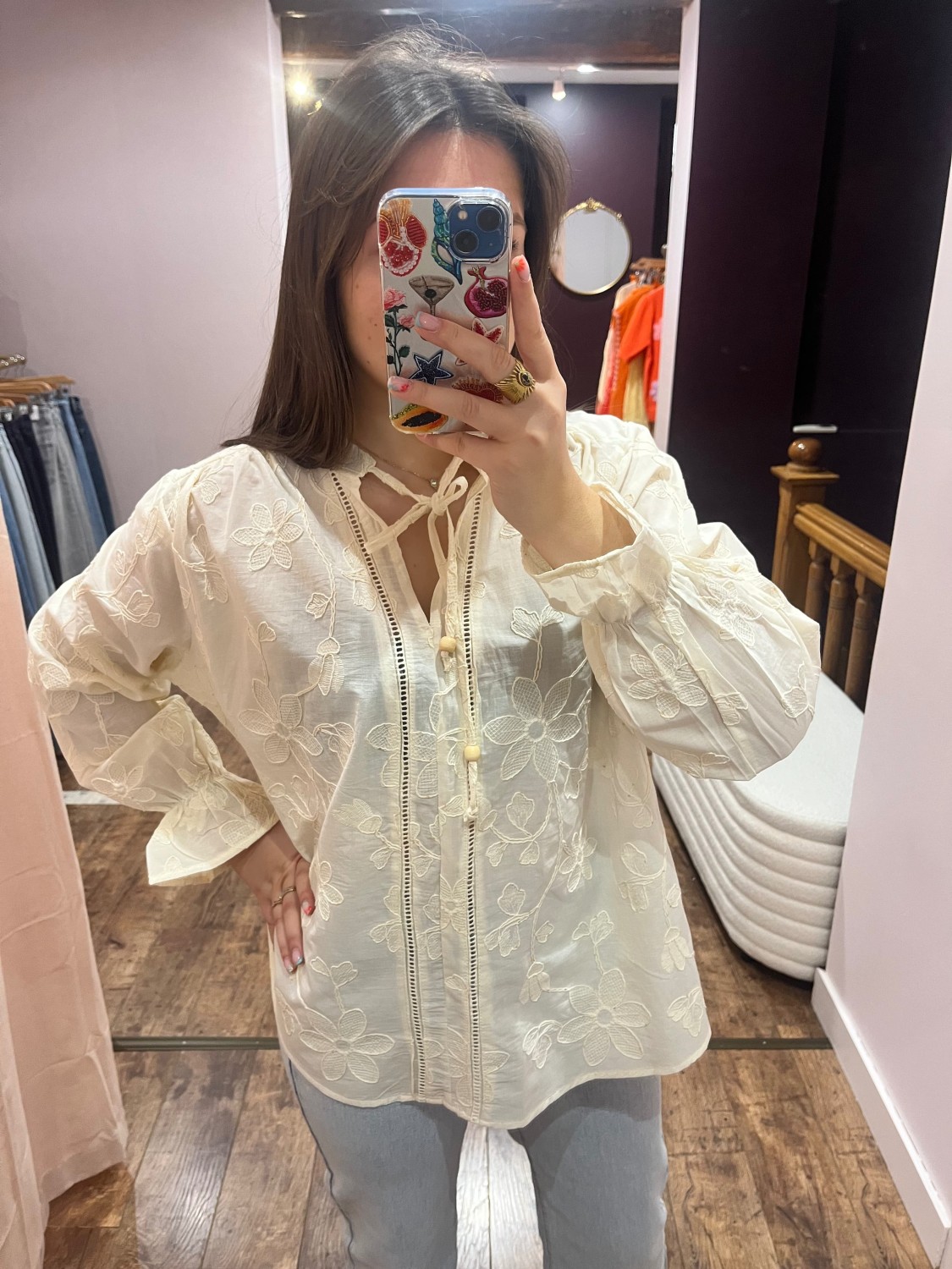 Blouse ZOÉ écru
