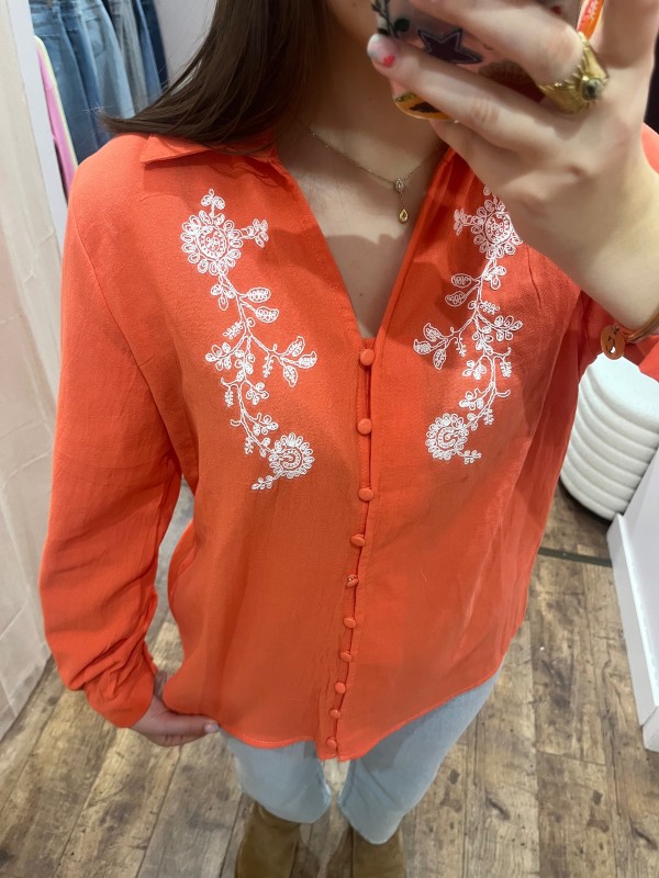 Blouse TIA orange